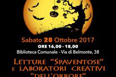 Aspettando Halloween in Biblioteca sabato 28 ottobre