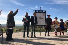 Inaugurazione piazza Croce a Varliano