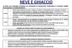 Manifesto rischio neve e ghiaccio