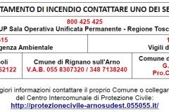 numeri utili in caso di incendio