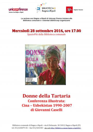 Donne della Tartaria in Biblioteca mercoledì 28 settembre