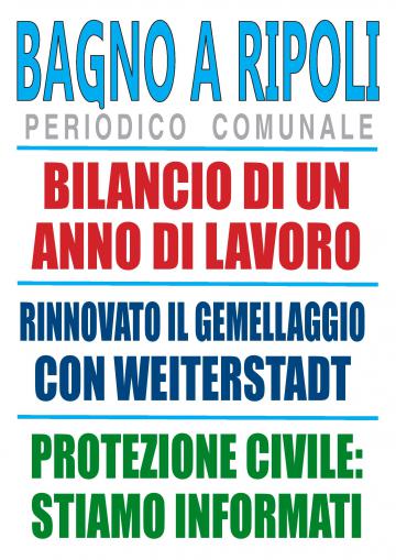 Il Notiziario di Bagno a Ripoli sul sito internet del Comune