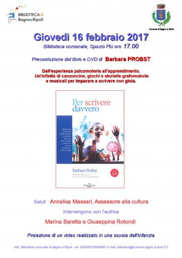 Per scrivere davvero, libro e dvd di Barbara Probst