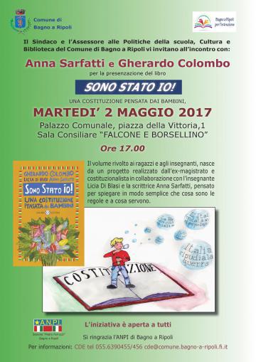 Gherardo Colombo e Anna Sarfatti a Bagno a Ripoli, martedì 2 maggio nella Sala Consiliare Falcone e Borsellino