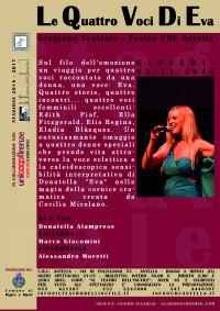 Donatella Alamprese in 'Le quattro voci di Eva' Donatella Alamprese in 'Le quattro voci di Eva'