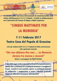 Bagno a Ripoli per l'istruzione: 5 mattinate per la memoria Bagno a Ripoli per l'istruzione: 5 mattinate per la memoria