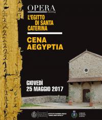 Giovedì 25 maggio all'Oratorio di Ponte a Ema “Una cena d'Egitto”