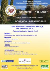 42° Trofeo B. Sasi – Domenica 14 gennaio